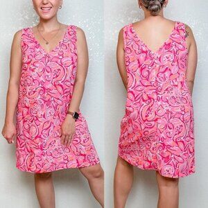 NWOT Lilly Pulitzer Calissa Tank Summer Mini Mango Salsa Dress Size 4